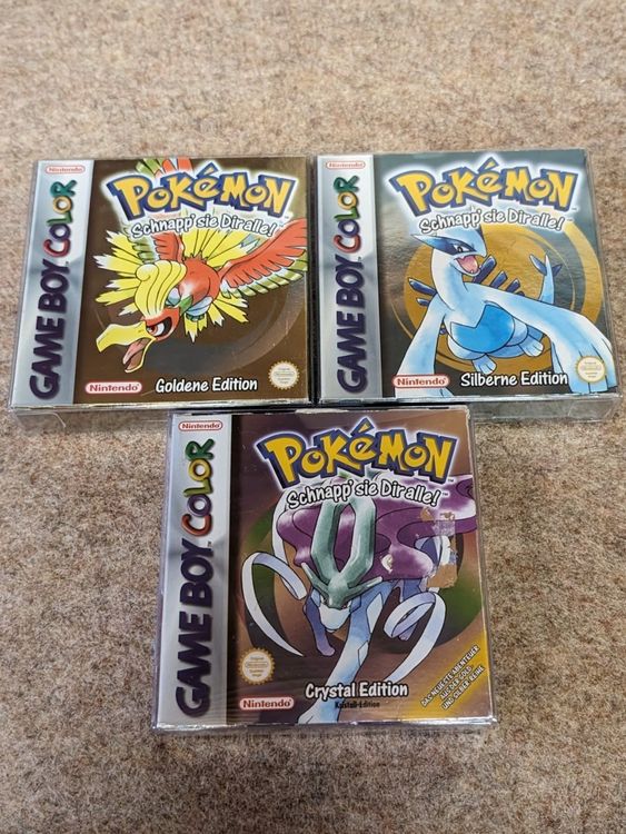 Nintendo Pokemon Kristall Gold Silber OVP & CIB Kaufen auf Ricardo