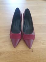 Navyboot Leder Pumps, Grösse 38