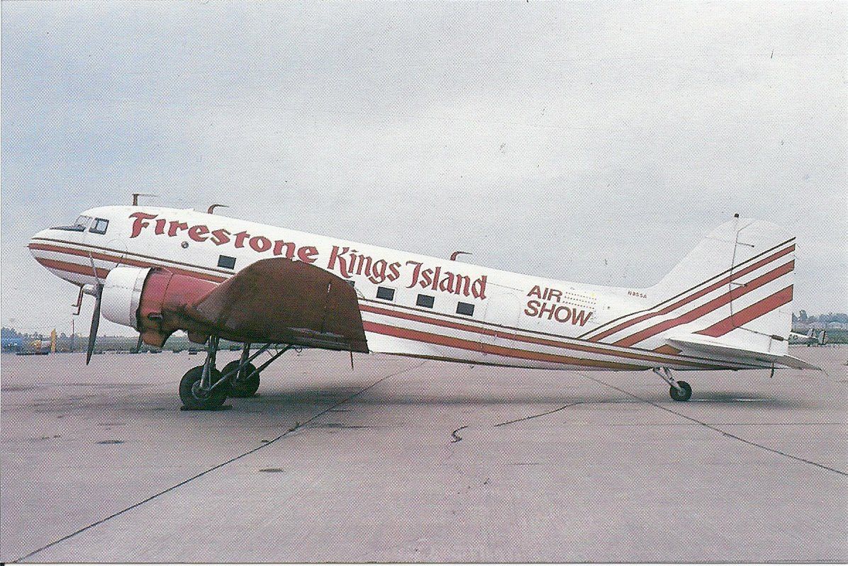 Cartoline postali: Firestone Kings Island DC-3 N85SA – Nuovo e nell'imballaggio originale da Thun venduto da Abigboss