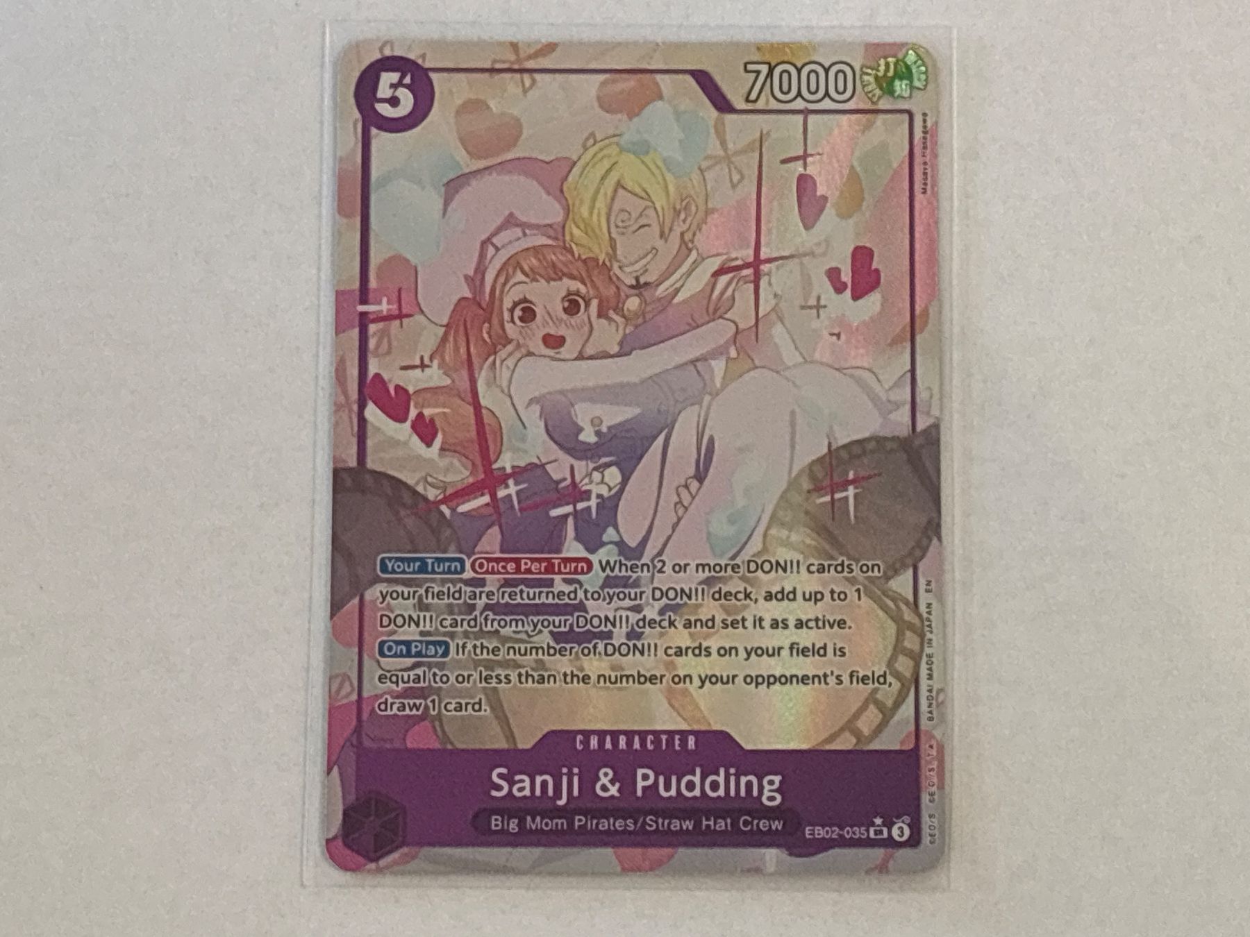 Bandai Carte collezionabili: One Piece TCG CARD EB02-035 ENG – Nuovo (secondo la descrizione) da Schaffhausen venduto da Brickorama0815