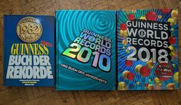 1982 / 2010 / 2018 Guinness World Record Bücher