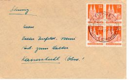 Brief, deutsche Post - 4er Block