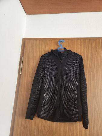veste à capuche Icebreaker en laine et elasthanne noire S/M