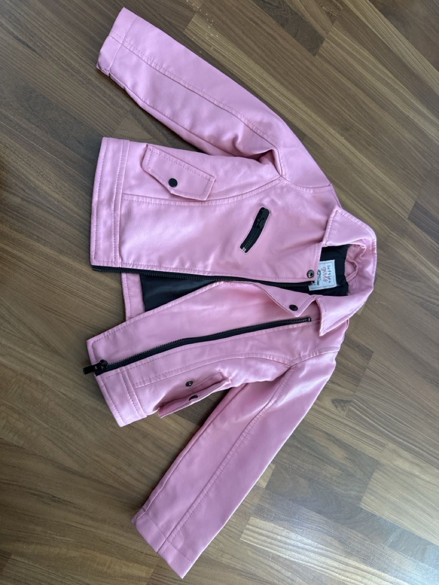 Jacken & Mäntel: Veste similicuire rose – Gebraucht aus Veyras von lolotte6971