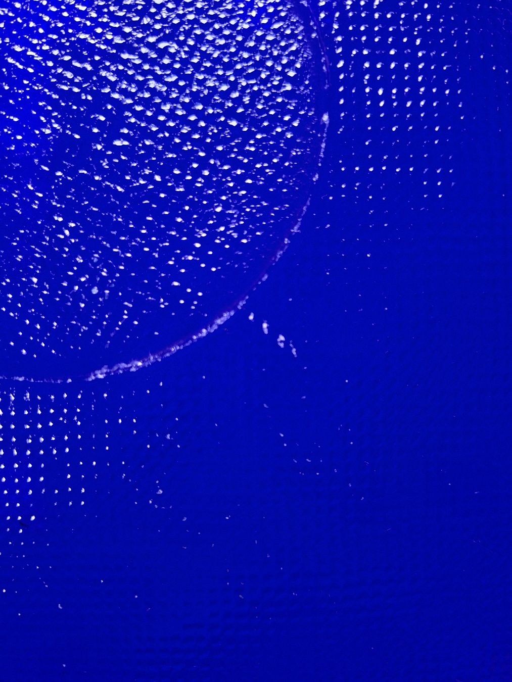 Ciotole: Blaue Glasschale Durchmesser 46 cm – Usato da Klingnau venduto da vollmond36 3