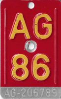 Velonummer AG 86