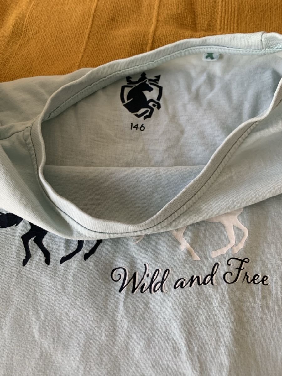 Camicette, T-shirt & Top: T-Shirt Gr. 146 - Pferde – Usato da Winterthur venduto da Samu-V 2