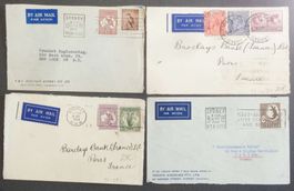 AUSTRALIA: 4 Airmail Covers, 1936–1953