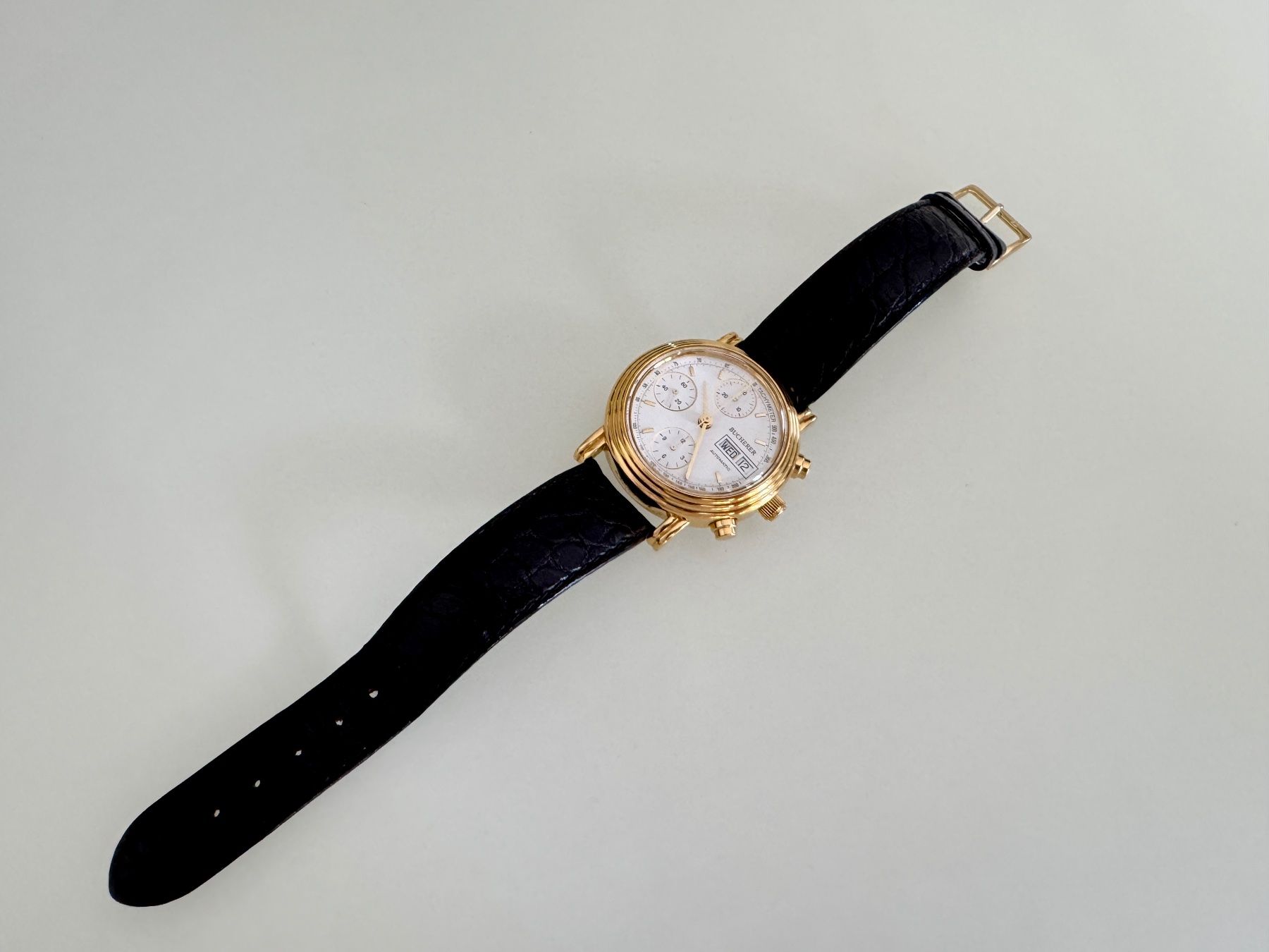 Bucherer Uhren: Bucherer Day-Date Chronograph - Réf. 4.038.0.0.10 – Gebraucht aus Geneve von iBest 6