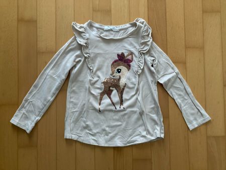 Shirt langarm mit Rehkitz