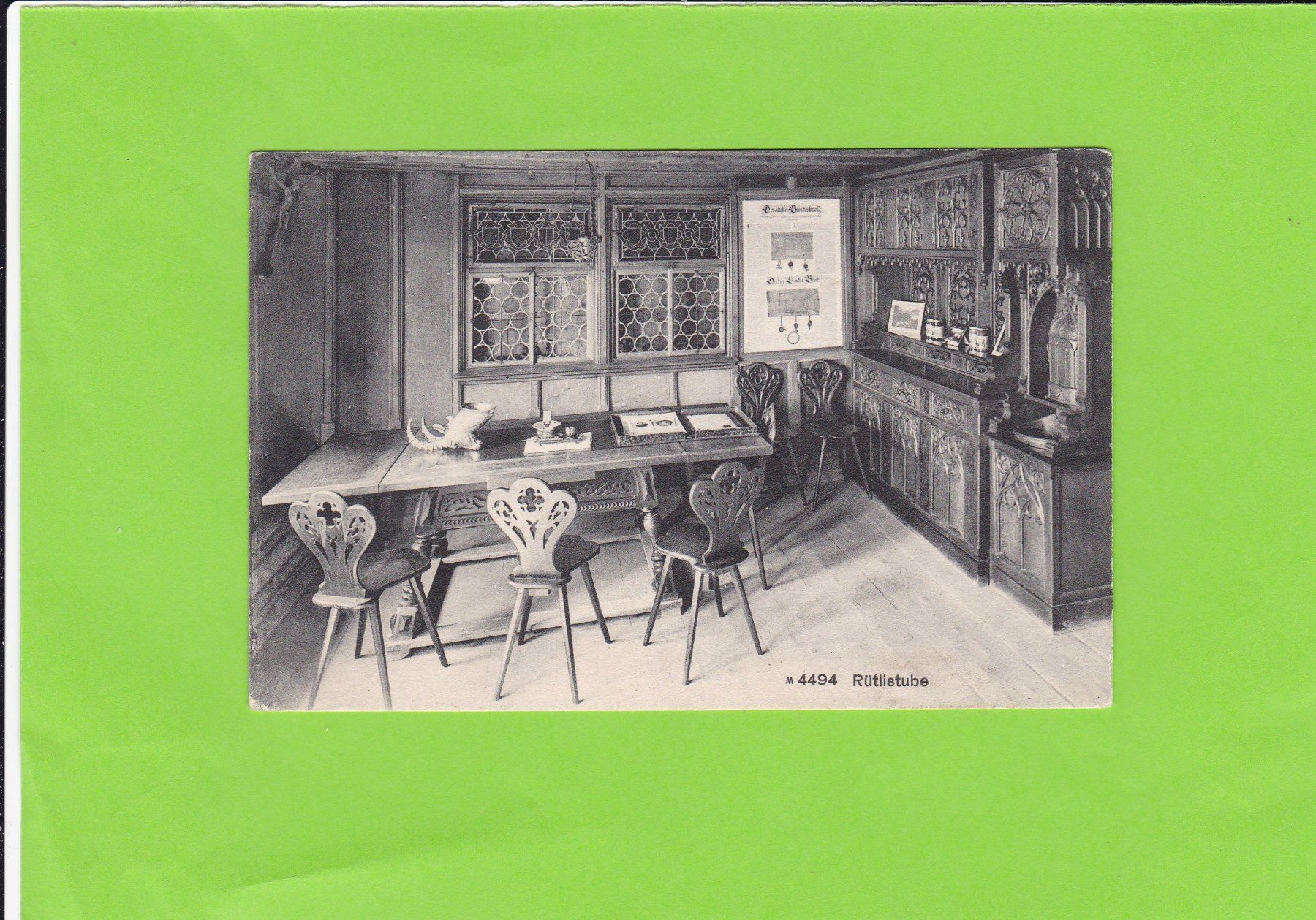 Cartoline postali: Rütlistube----1912 versendet – Usato da St. Peterzell venduto da neckertal