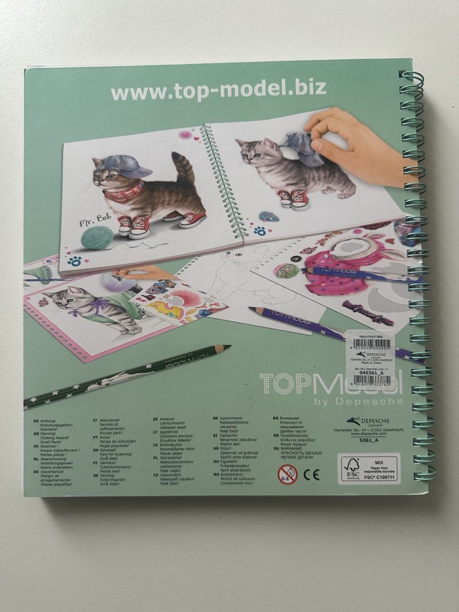 Bücher: Top Model Malbuch und Stickerheft Katze – Neu und originalverpackt aus Uetendorf von Gar_9pvy 1