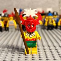 LEGO Pirates King Kahuka pi068 Islanders + Maske Speer
