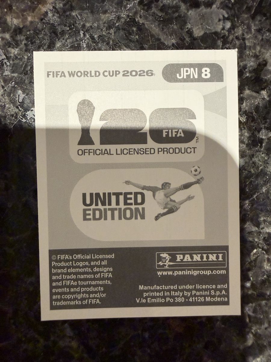 Panini Carte collezionabili: JPN8 Panini Sticker – Nuovo e nell'imballaggio originale da Küsnacht ZH venduto da ToddyGinger 1