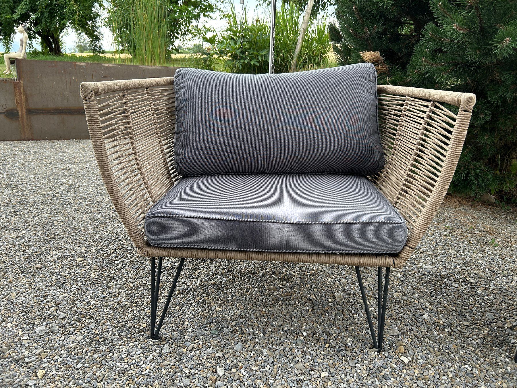 Sofas: Gartenlounge (2er-Sofa und Sessel) – D'occasion à Auw par westwind_2007 1