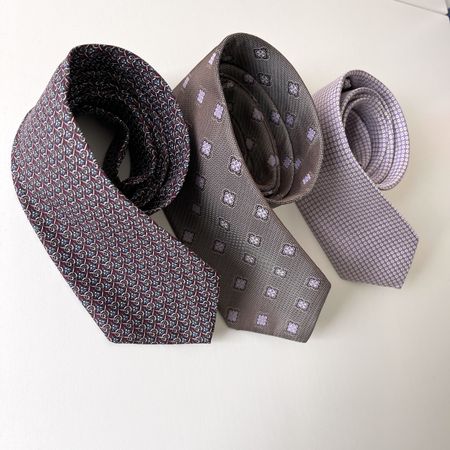 SET OF 3 SILK TIES