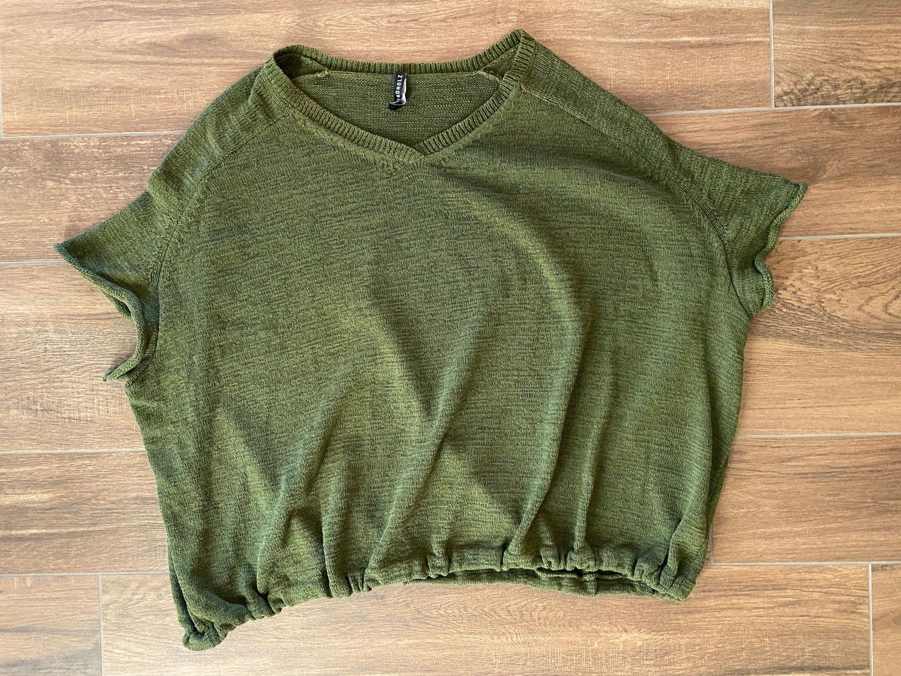Rundholz Maglioni & Felpe: Rundholz Pullover kurzarm oversized grün Gr. M - XXL – Usato da Arlesheim venduto da san_w9vr 2