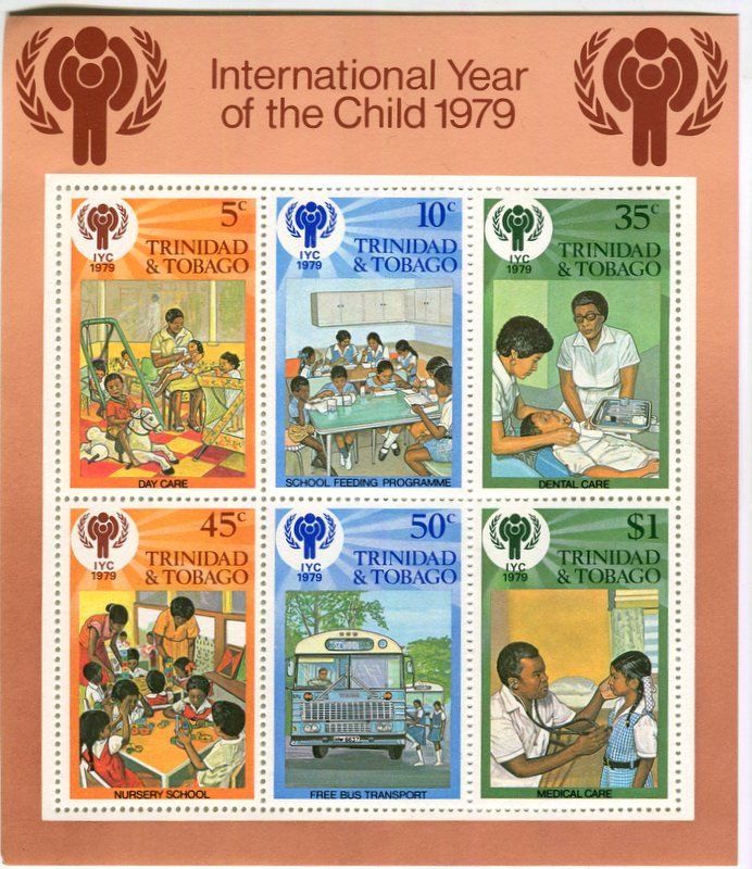 Tutti i francobolli: Block "Kinder". Trinidad und Tobago – Nuovo e nell'imballaggio originale da Basel venduto da Butsch5