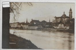 Solothun - Teilansicht an der Aare