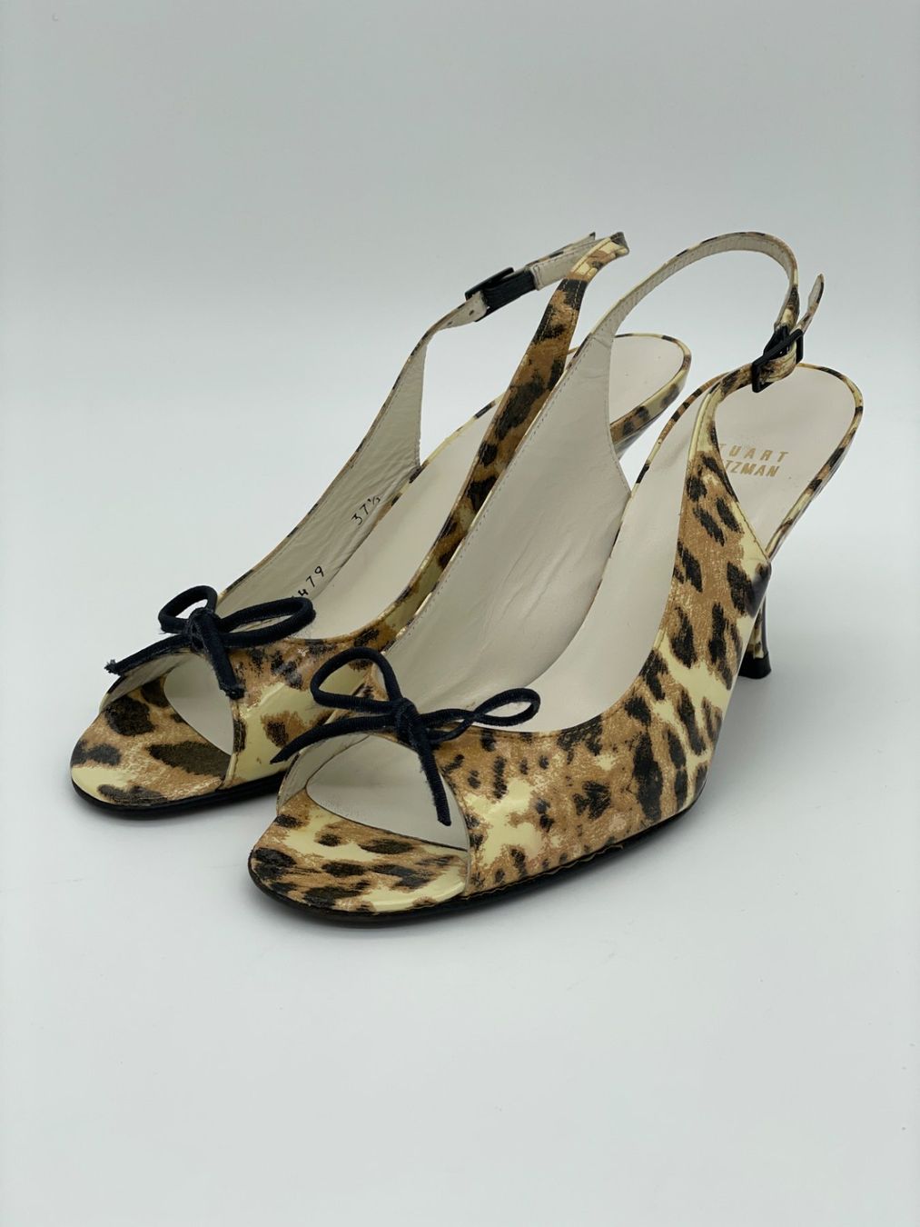 Stuart Weitzman Scarpe da donna: Stuart Weitzman Leopard Print Slingback EU 37.5 Mehrfarbig – Usato da Zürich venduto da shoe_shop 2