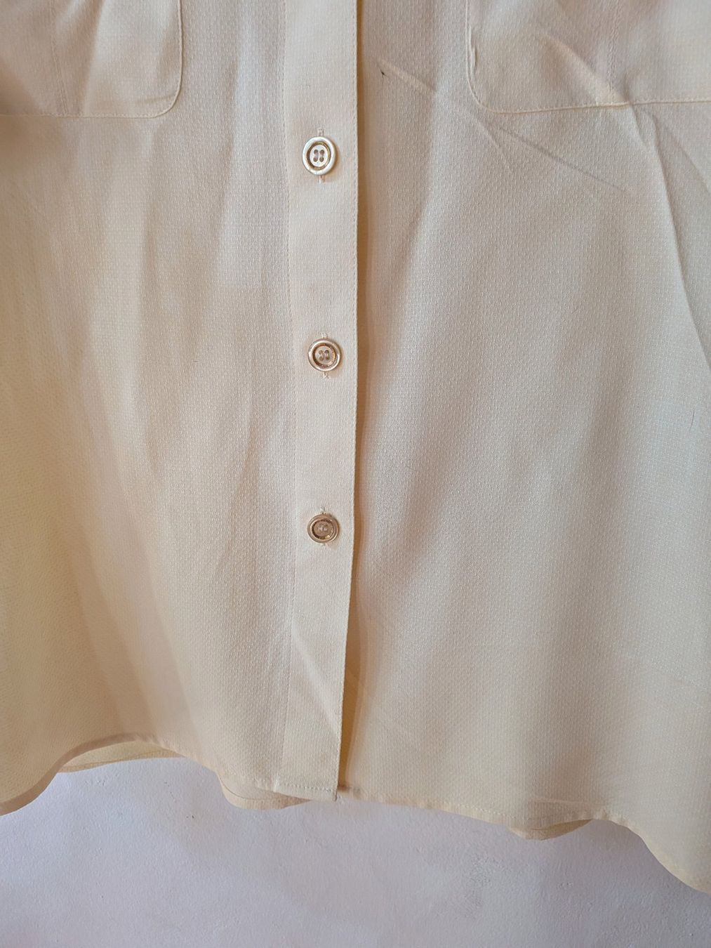 Chemisiers: Schöne Beige Bluse Kurzarm – D'occasion à Peccia par LillyMarie98 5