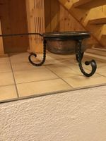 Kupfer Pfanne  Schmideisenfüsse für Pflanze Appenzell