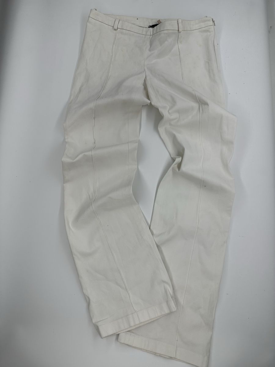 Patrizia Pepe Pantaloni: Patrizia Pepe Hose, weiss, Gr. 44, – Usato da Luzern venduto da kim221080