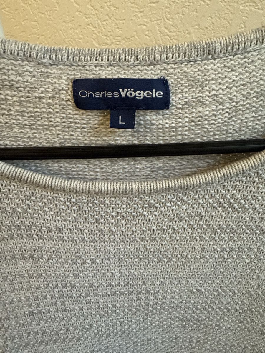 Maglioni & Felpe: Pull col rond gris clair chiné Vögele, t.L/40 – Usato da Tavannes venduto da Thriftshop 3