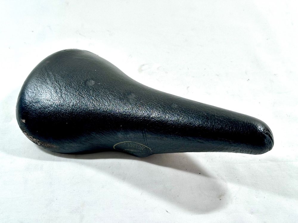 Selle Vélo Cinelli Unicanitor Noire Vintage - Pour Fixie, Course, Look Rétro, Rails 7x7mm