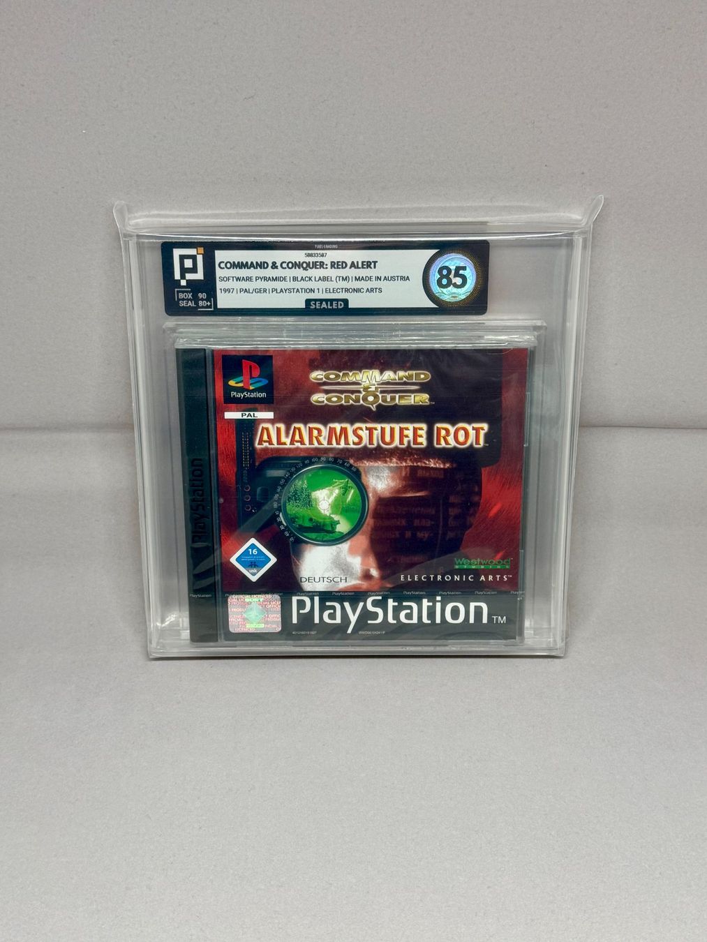 Sony Giochi: COMMAND & CONQUER ALARMSTUFE ROT 1 PLAYSTATION 1 PIXEL 85 – Nuovo e nell'imballaggio originale da Neuenkirch venduto da Armsy