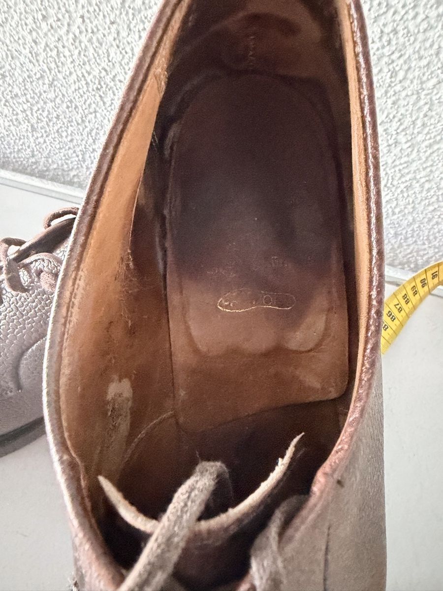 Herrenschuhe: Ed Meier Herren Schnürer dunkelbraunes Leder – Gebraucht aus Oberwil b. Zug von hallihallo12 3