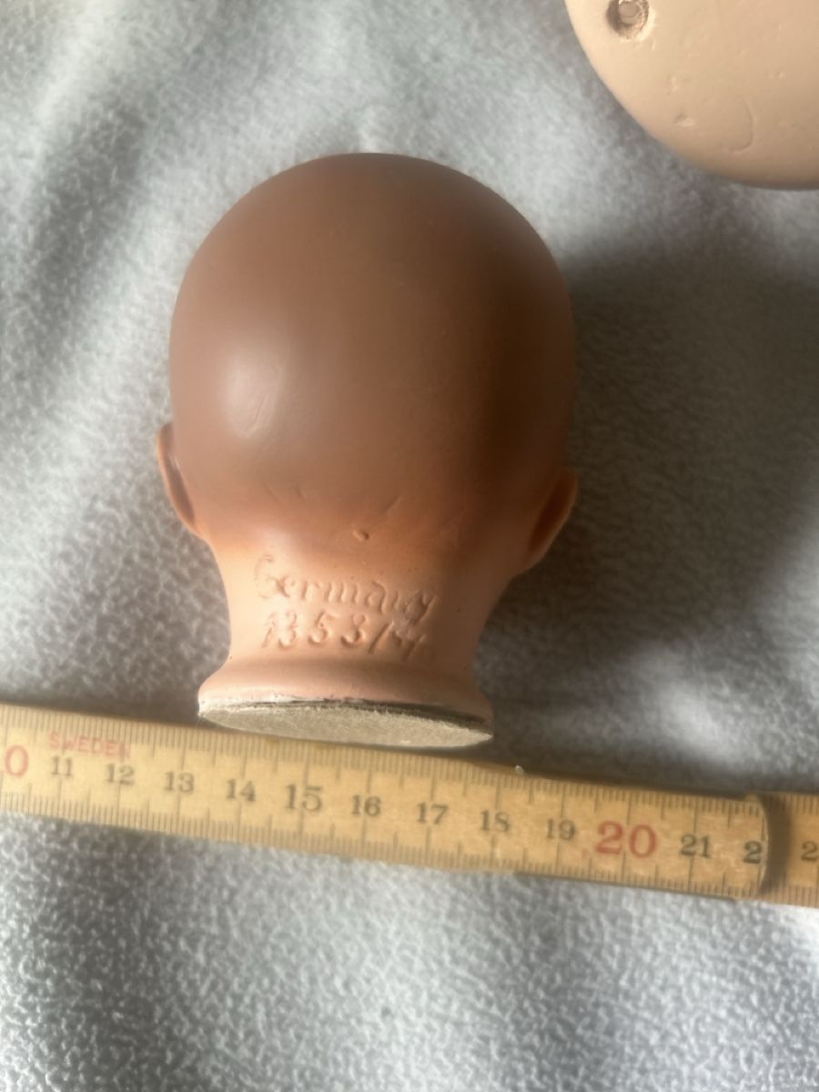 Bambole: 4 alte Puppenköpfe antik – Usato da Bonstetten venduto da Ebano- 8