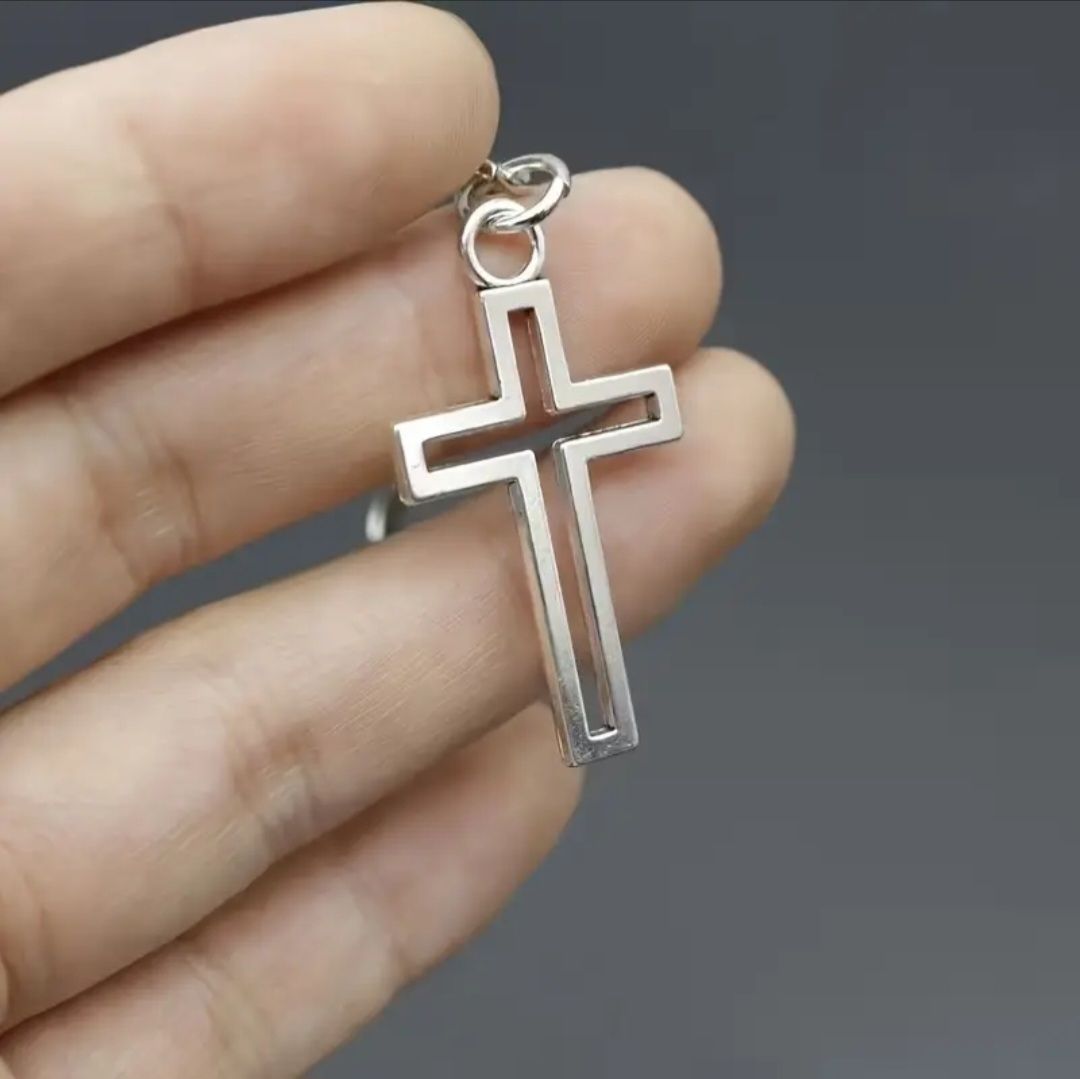 Porte-clés: 1 porte-clés croix argentée, NEUF – Neuf avec emballage d'origine à Puidoux par mic_c2fh 3