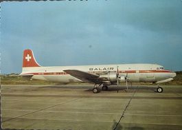 ZÜRICH Flugzeug Douglas DC-6 B der Balair