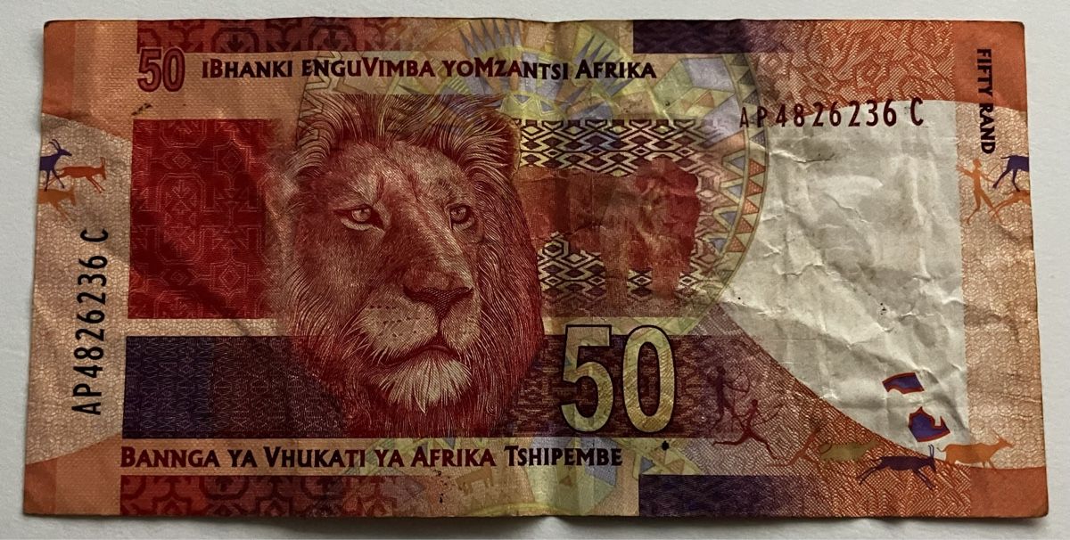 Banconote: Südafrika 50 Rand – Usato da Algetshausen venduto da Carrhard 1