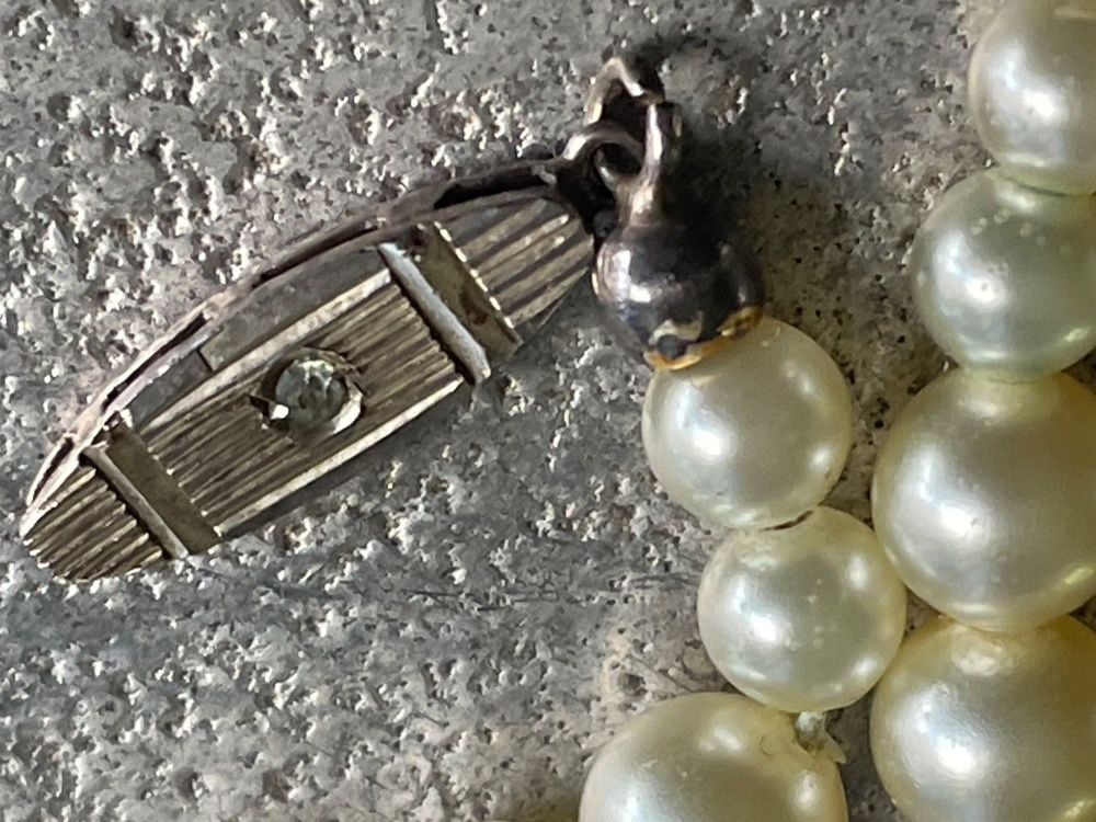 N7 51 Cm 925 Sterlingsilber Süßwasser Perlenschmuck Halskette Kette