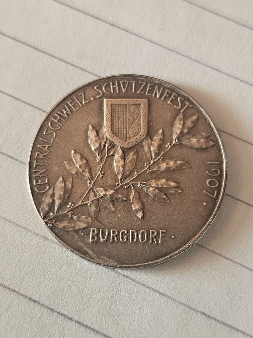 Medaglie: 603 gr Silber Schützenmedaille!! – Usato da la neuveville venduto da houeka 5