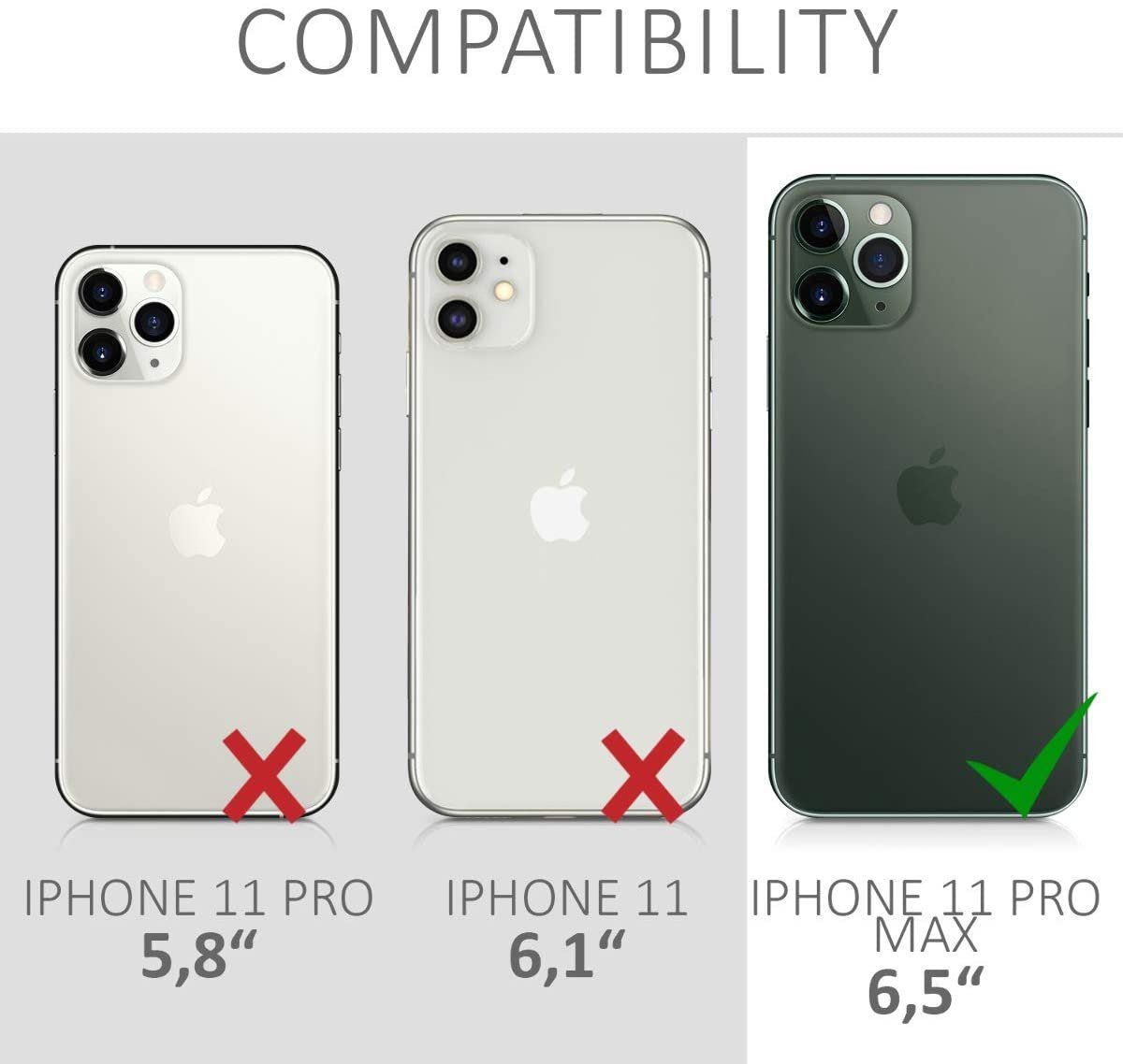 Cover & Protezioni schermo: iPhone 11 Pro Max Hülle Etui Silikon Case Cover Coque Tasche – Nuovo e nell'imballaggio originale da Volketswil venduto da coverandmore 4