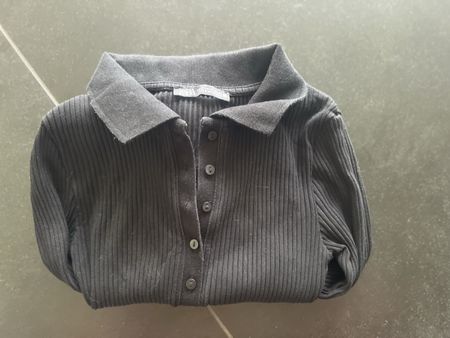 Zara Body, Rippstrick, Schwarz, Gr. S
