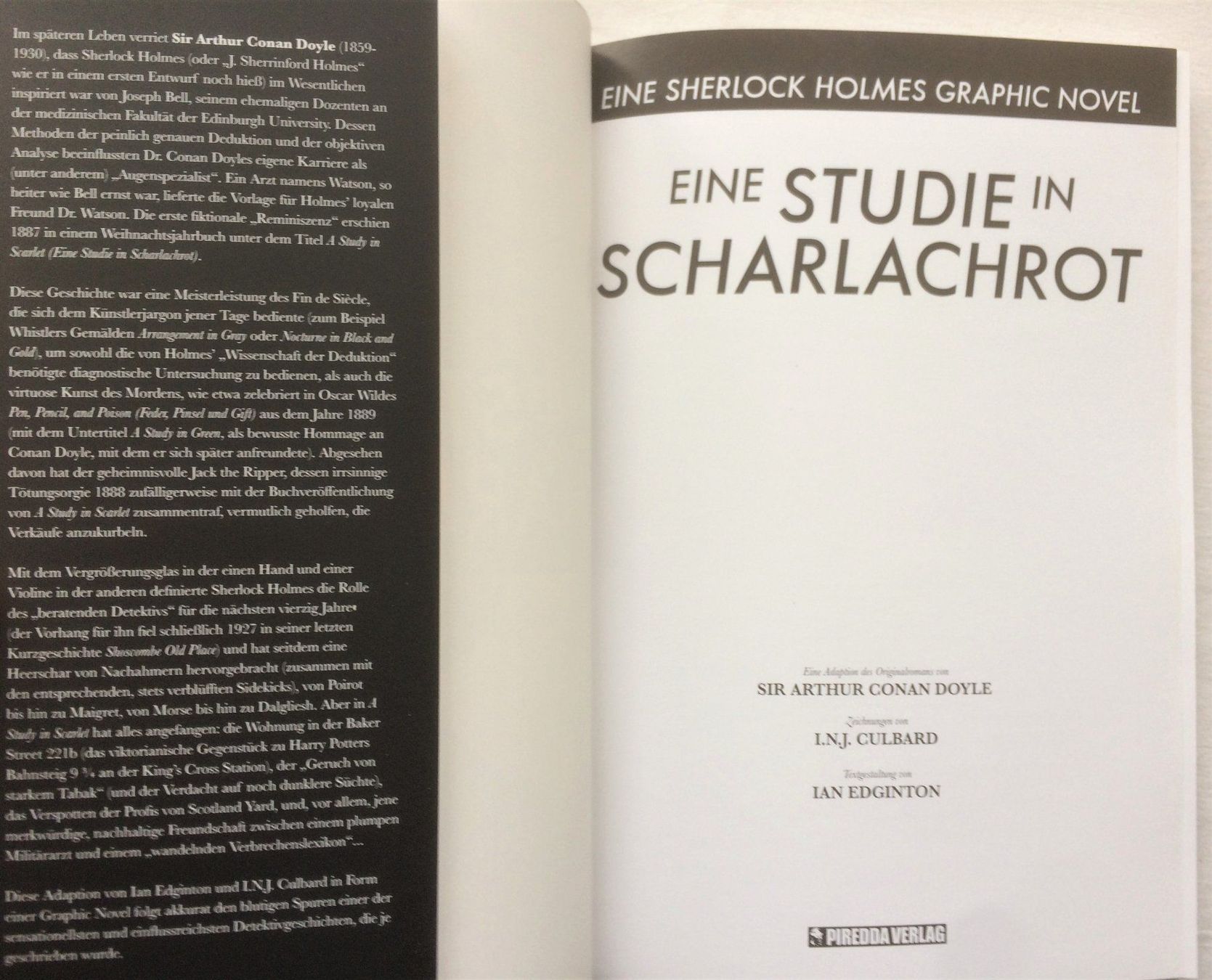 Fumetti: Sherlock Holmes - Band 1 - Graphic Novel – Usato da Schaffhausen venduto da durruti 1