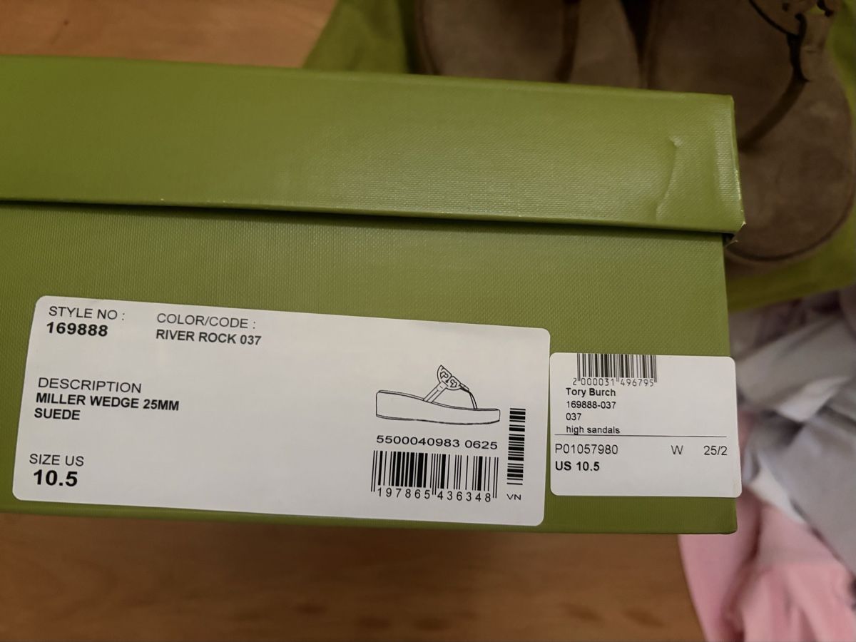 Tory Burch Scarpe da donna: Tory Burch  Wedge Sandalen Gr 41 Wildleder – Nuovo e nell'imballaggio originale da Matten b. Interl venduto da Kings-Fashion 3