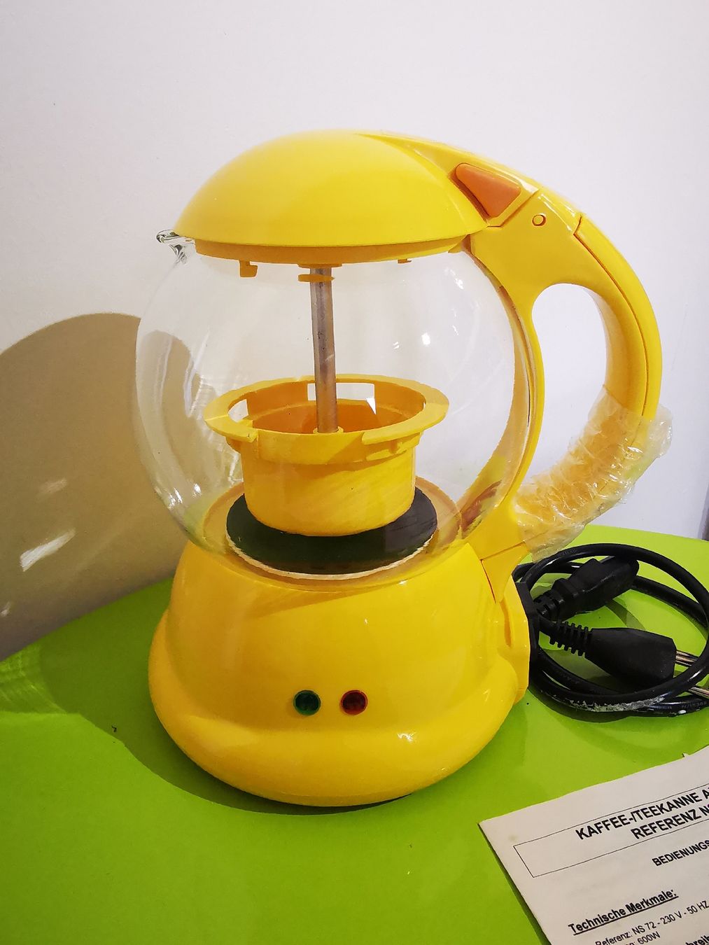 Teiere: Neue Teekanne aus Glas. Retro Design – Nuovo e nell'imballaggio originale da Crissier venduto da froerli 2