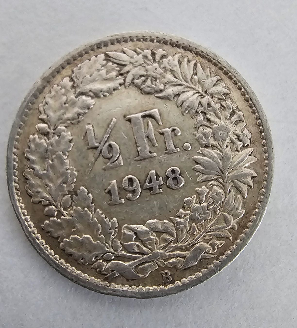 Tutti le monete: 1 Pièce 50 CTS 1948 – Usato da Cortaillod venduto da Titus130