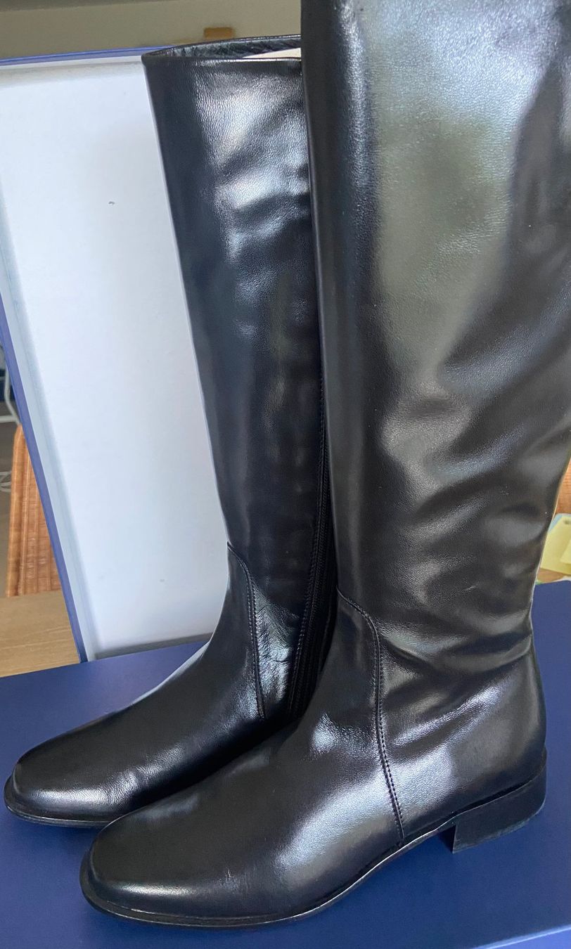 Damenschuhe: Lederstiefel Moda di Fausto (Nappaleder) – Neu und originalverpackt aus Villeret von cids 1