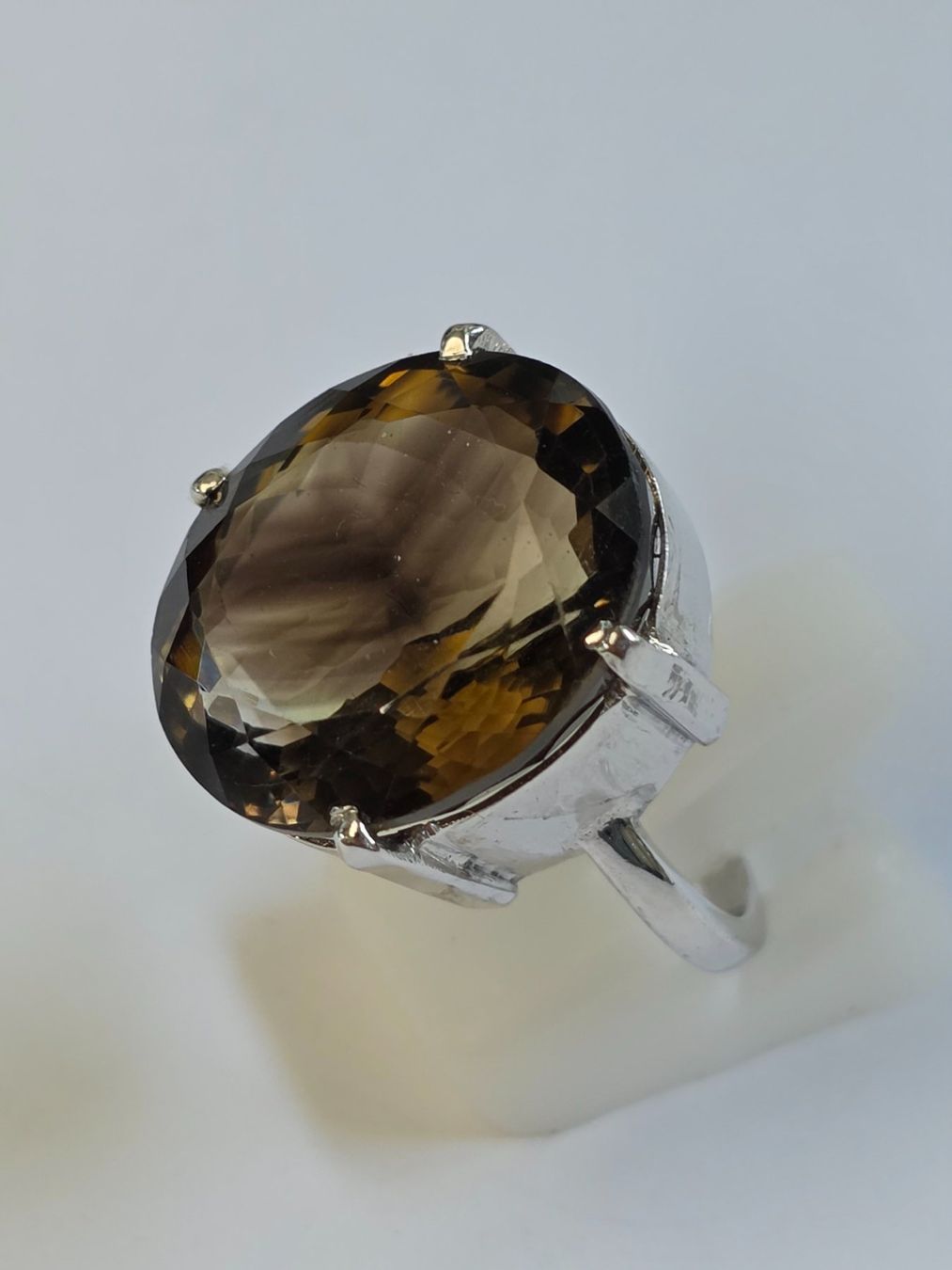 Ringe: Ring mit Rauchquarz oval Silber 925 Grösse 56 – Neu (gemäss Beschreibung) aus Zürich von ben_mn5h 5
