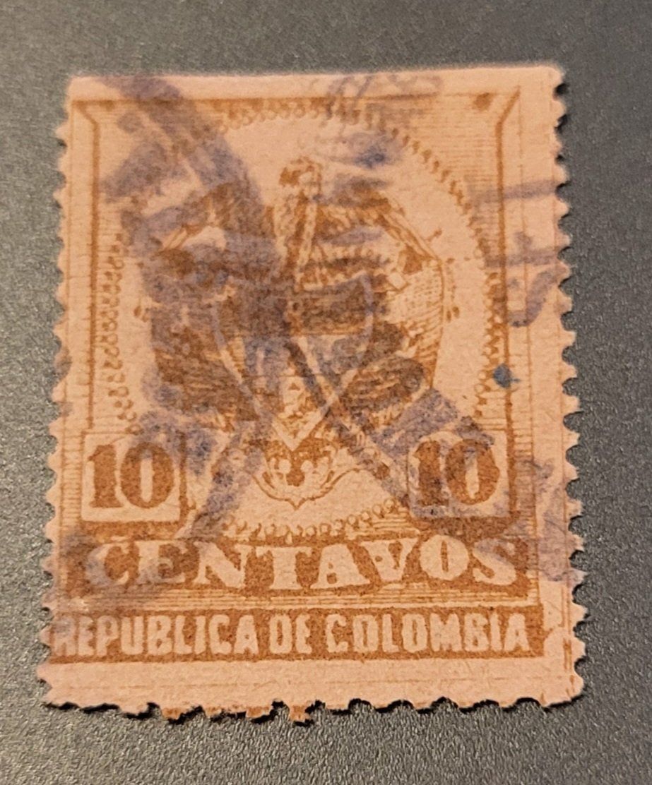 Tutti i francobolli: Kolumbien alte briefmarke – Usato da St Gallen venduto da Stampsalshobby