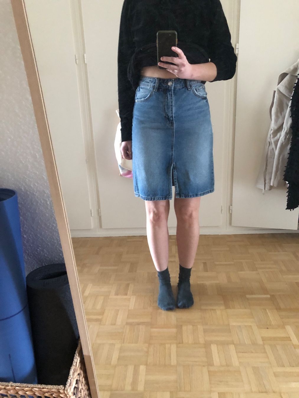 Gonne: Jupe en jeans taille haute – Usato da Onex venduto da kattrina 1