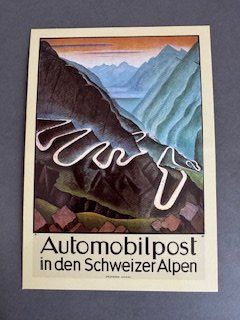 Ansichtskarten: SCHWEIZERISCHE ALPENPOSTEN  - ANSICHTSKARTE – Gebraucht aus Honau von sainj