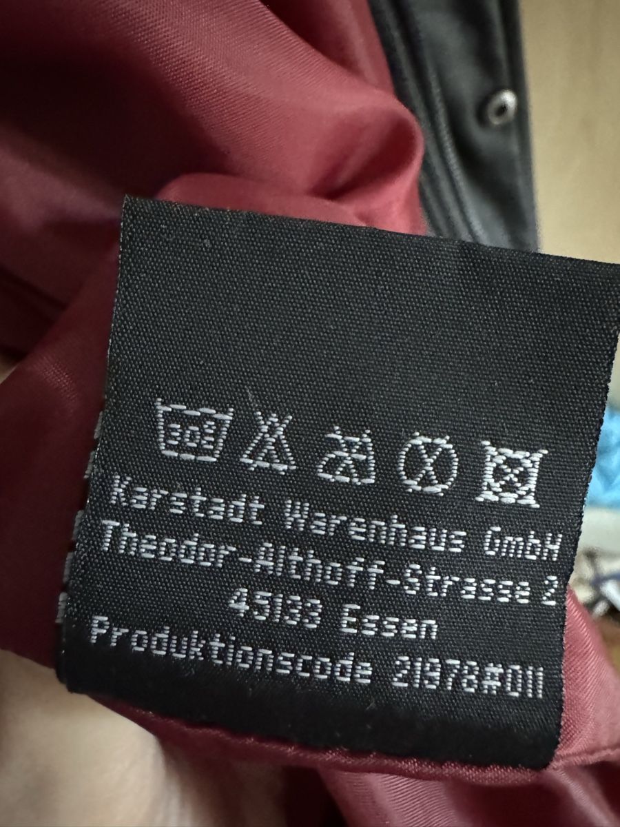 Jacken: Peckott, schwarze Männer Lederjacke 3XL – Gebraucht aus Thalwil von Eliza_beth 5