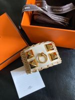 HERMES BRACELET MEDOR PICNIC MANCHETTE OSIER, NEU MIT OVP